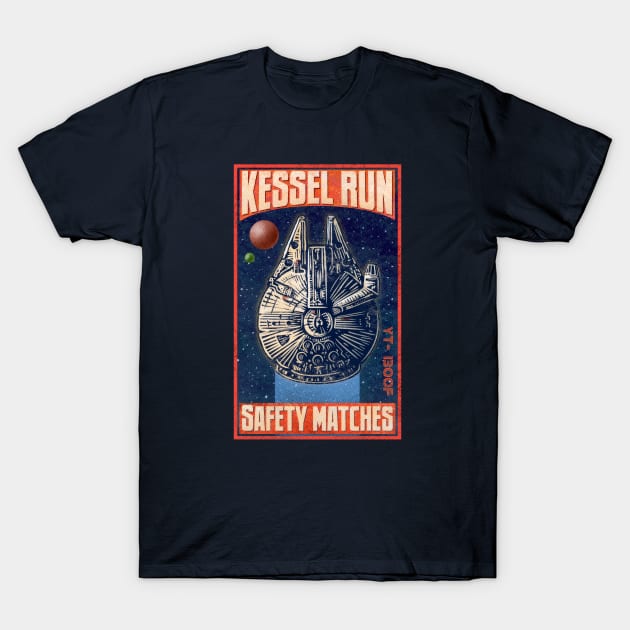 Kessel Run Brand T-Shirt by ChetArt